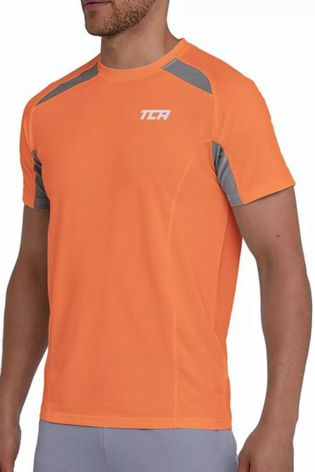 TCA T-Shirt TCA Herren Quickdry Sportshirt - Orange, XXL (1-tlg) günstig online kaufen