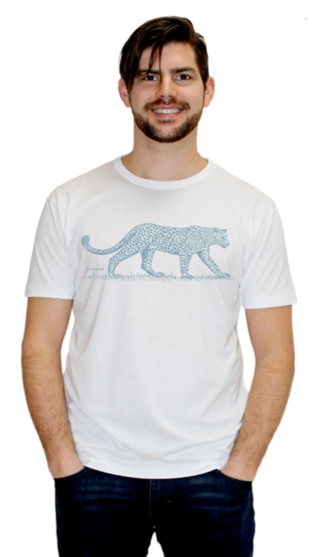 Herren-bambus-viskose-t-shirt Leopard günstig online kaufen