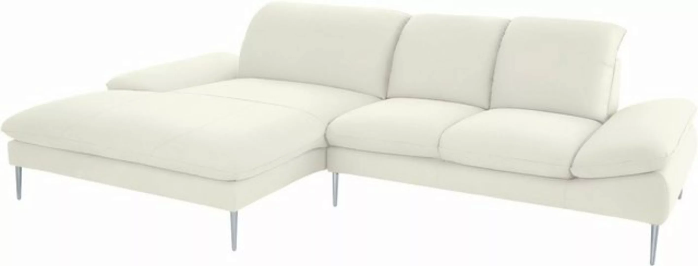 W.SCHILLIG Ecksofa enjoy&MORE, mit Sitztiefenverstellung, Füße silber matt, günstig online kaufen