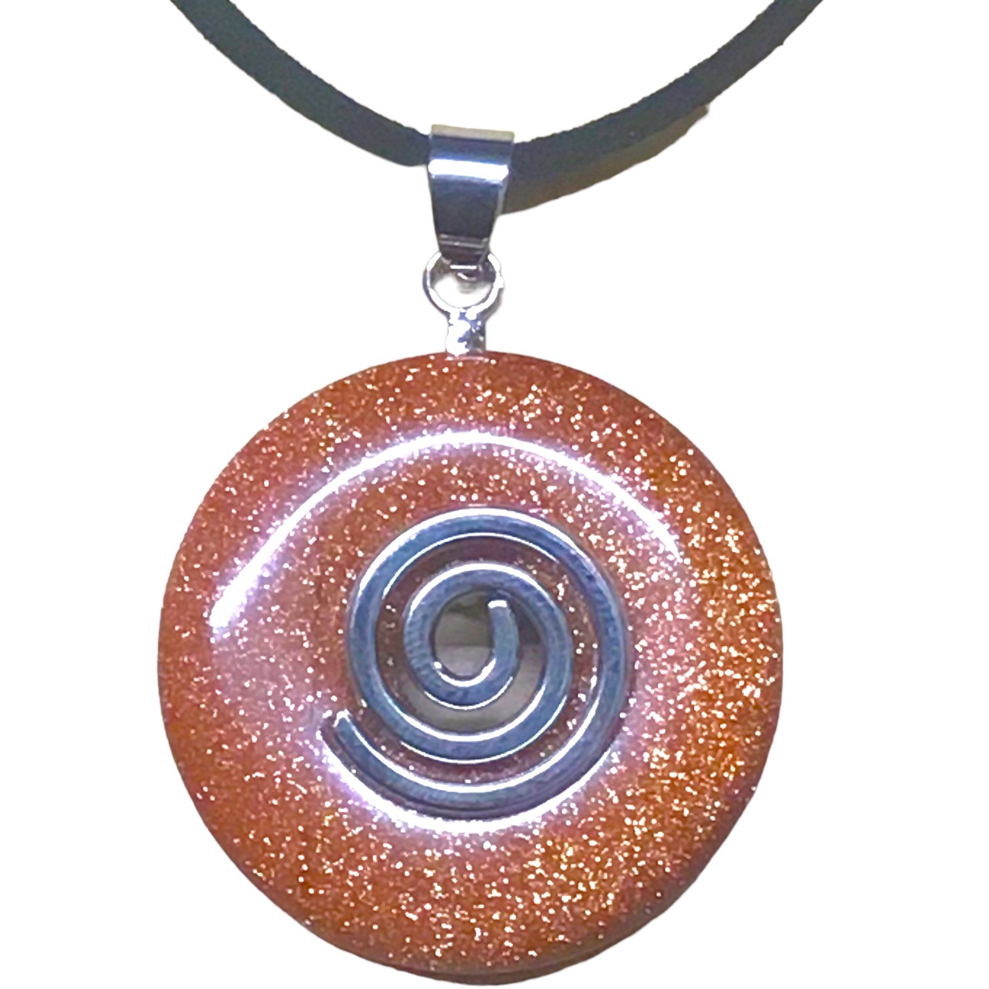 Steinfixx® Lange Kette echter Edelsteindonut 30 günstig online kaufen