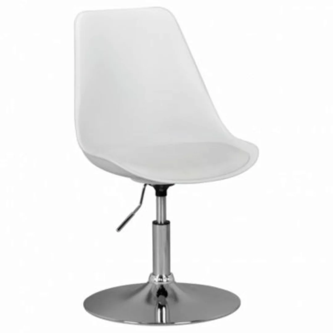 FineBuy Esszimmerstuhl HAINAN 46 x 41 cm Sitzfläche weiß günstig online kaufen