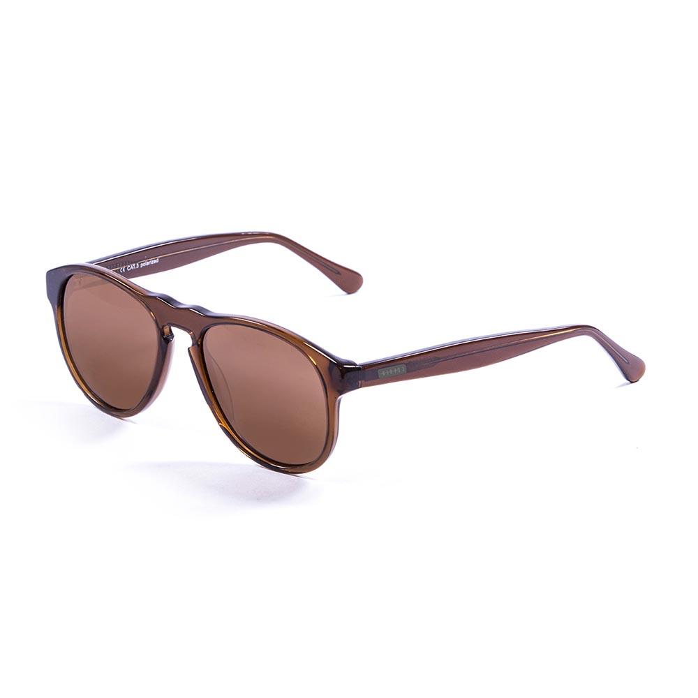 Lenoir Eyewear Hossegor Sonnenbrille CAT3 Dark Brown Trasnparent With Brown günstig online kaufen