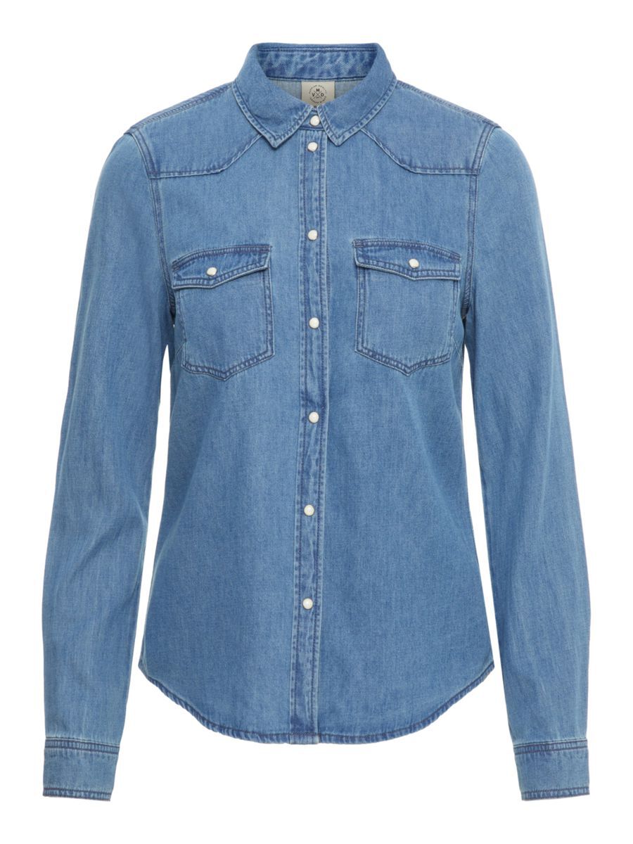 Vero Moda Jeansbluse VMMARIA LS DENIM SLIM SHIRT MIX NEW günstig online kaufen