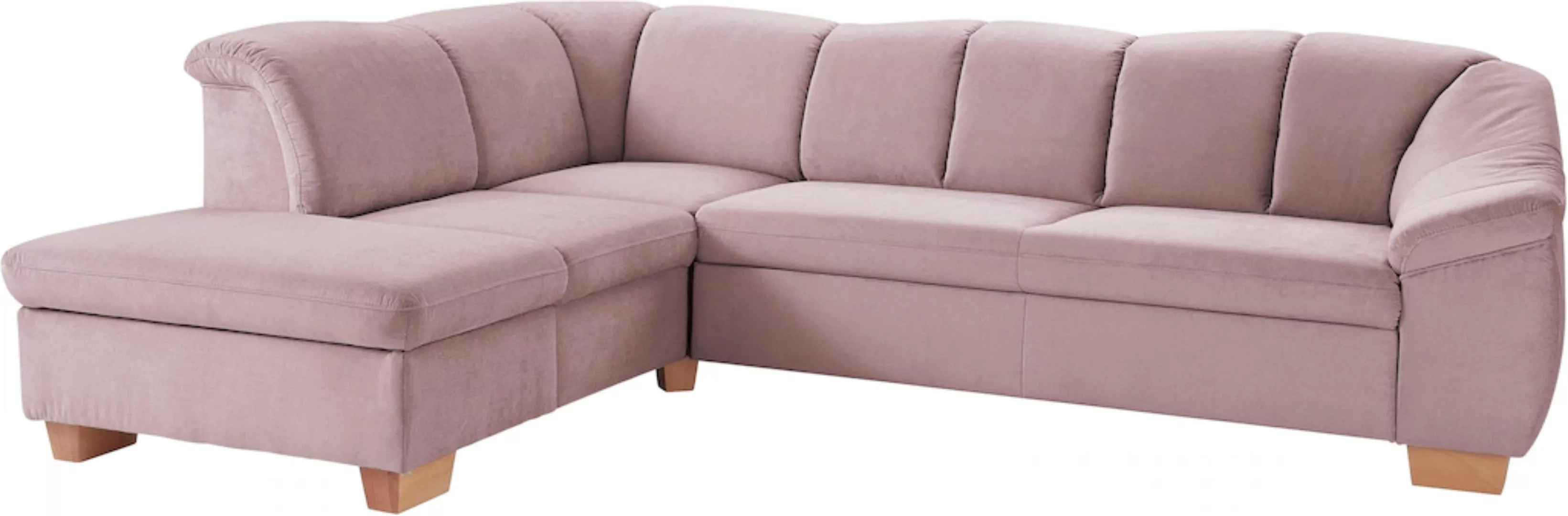 sit&more Ecksofa "Santo L-Form", mit Federkern, wahlweise mit Bettfunktion günstig online kaufen