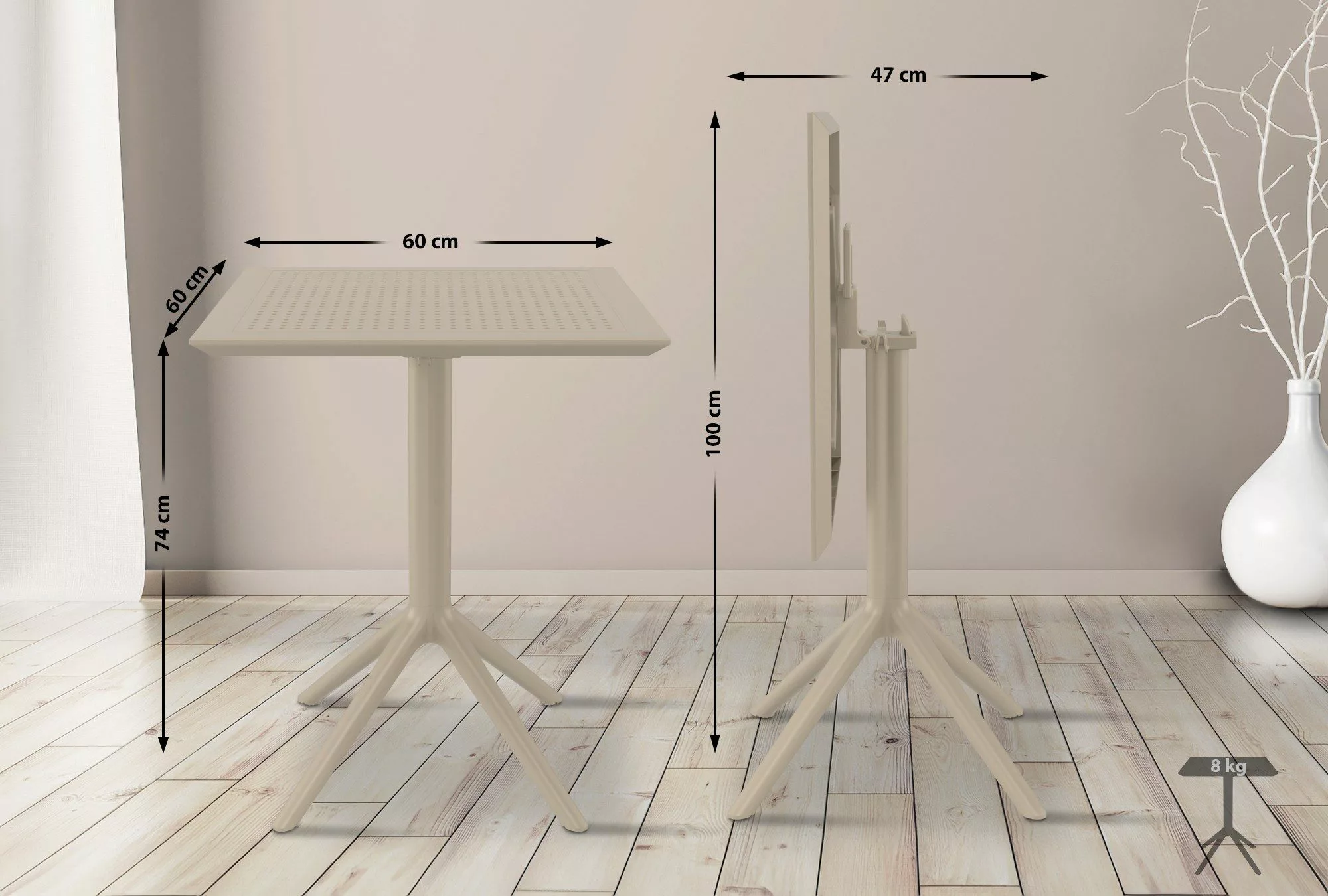 CLP Gartentisch Sky, Rund Oder Eckig günstig online kaufen