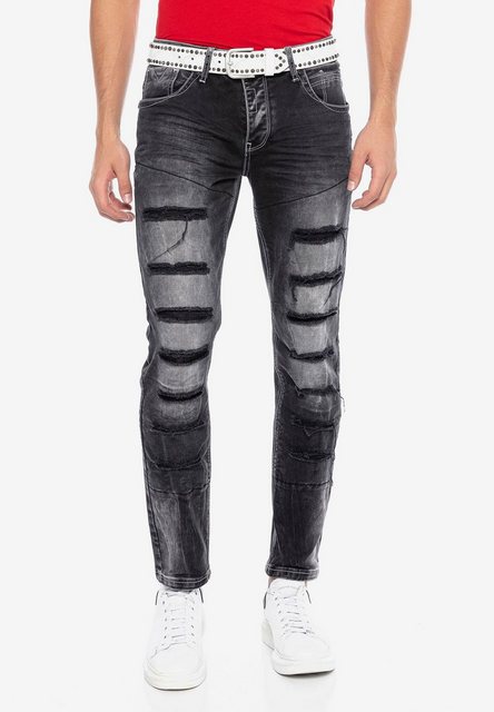 Cipo & Baxx Bequeme Jeans, mit großen Rissdetails günstig online kaufen