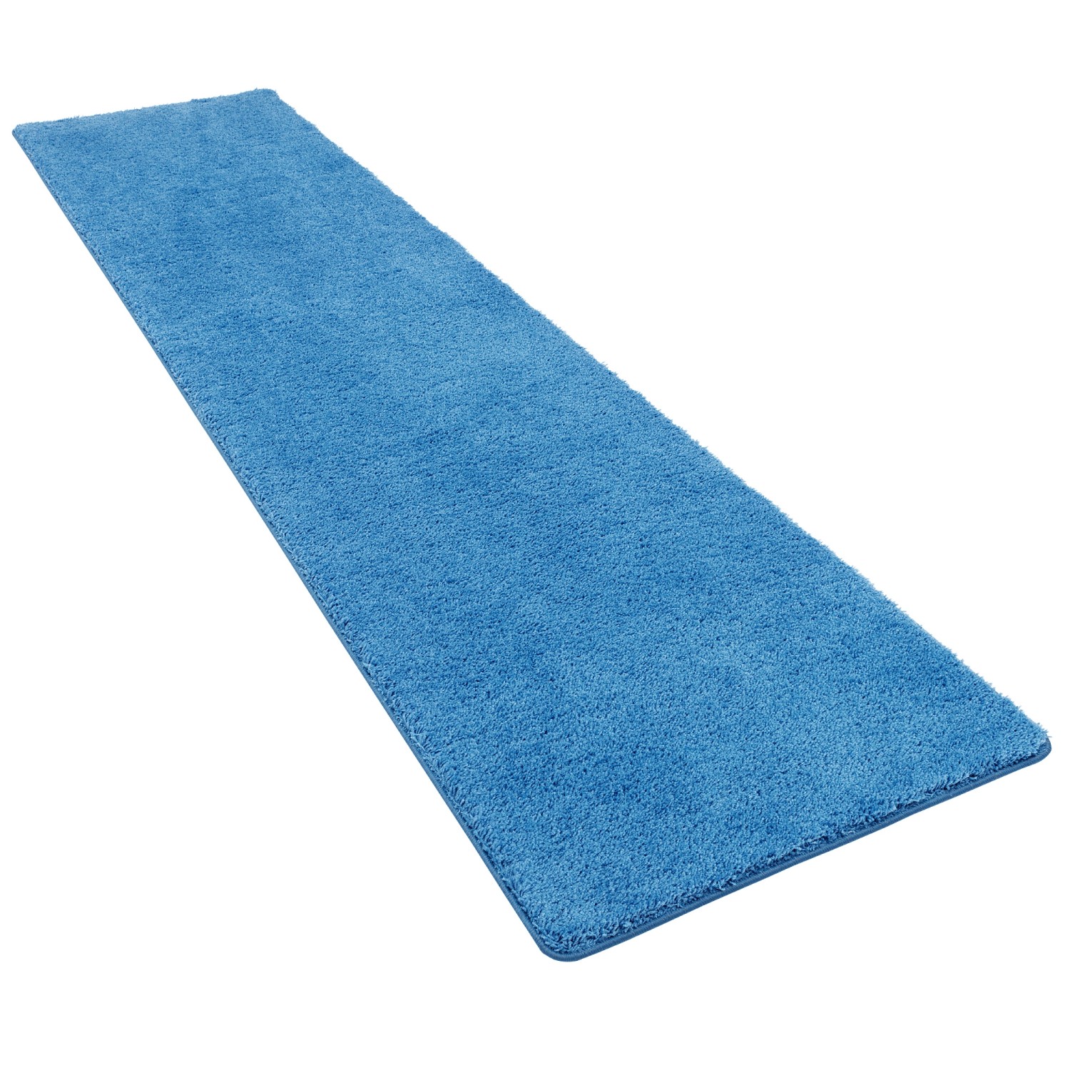 Snapstyle Hochflor Shaggy Läufer Teppich Palace Teppiche blau Gr. 100 x 400 günstig online kaufen