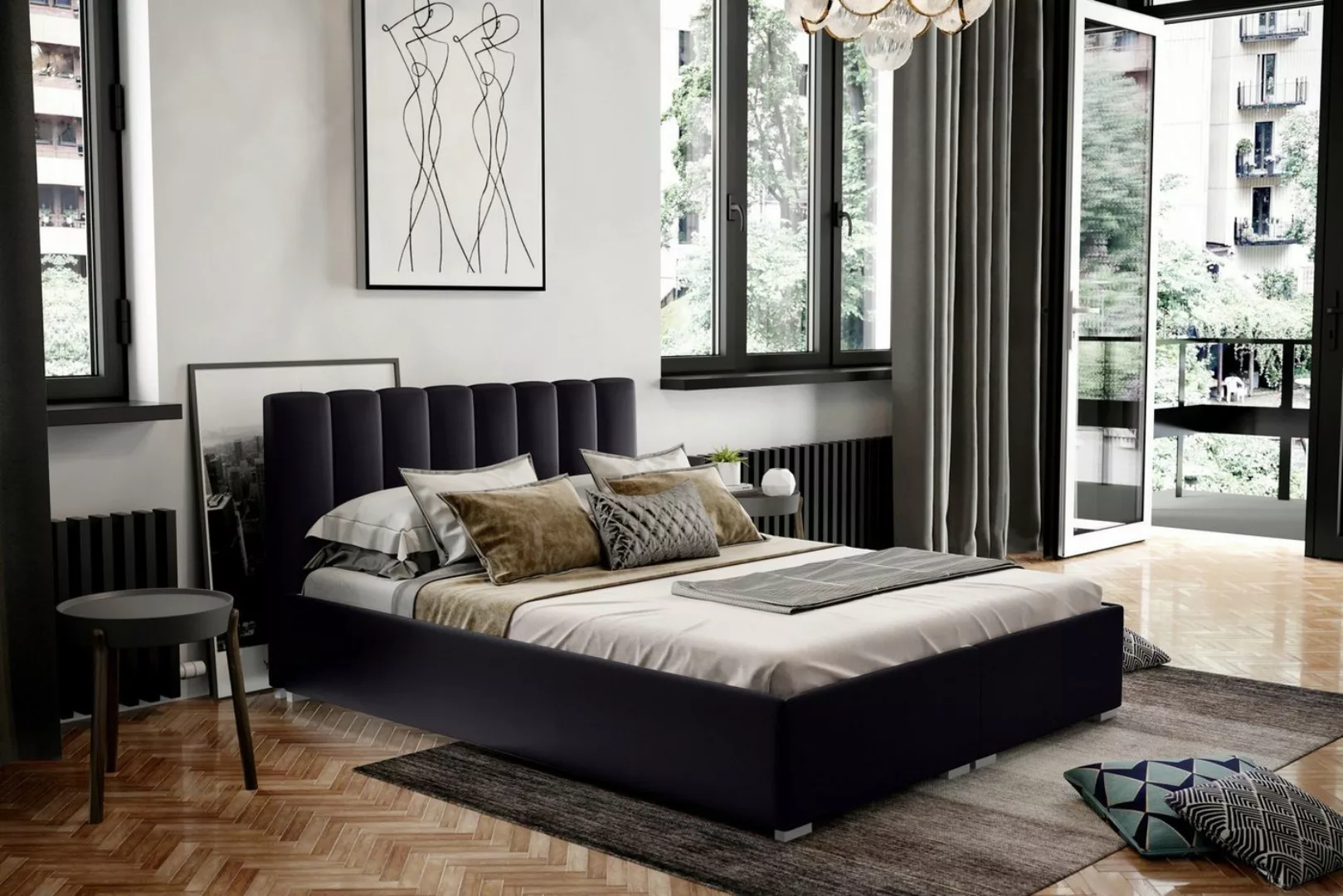 Stylefy Polsterbett Canella (Schlafzimmerbett, Bett), 140/160/180/200 x 200 günstig online kaufen