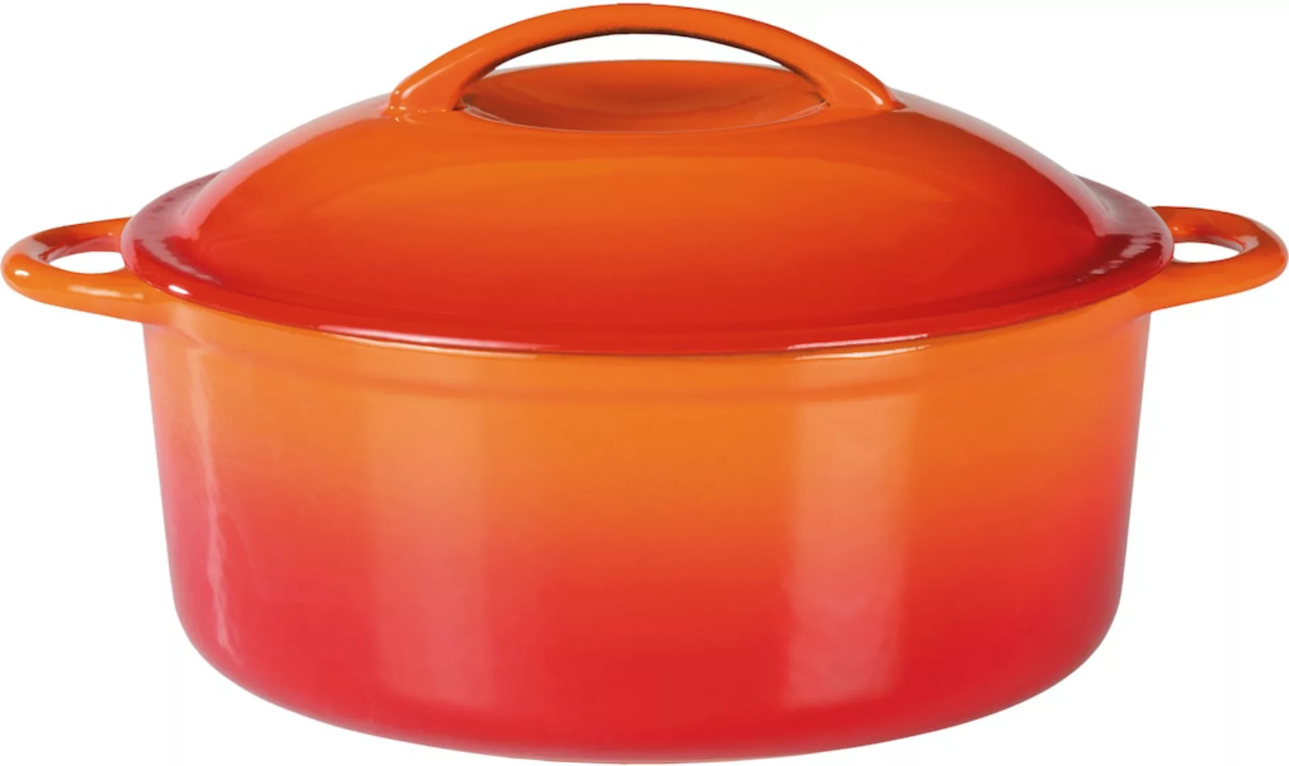 GSW Topf-Set »Orange Shadow«, Gusseisen, (Set, 4 tlg., 1x Kochtopf Ø 24 cm, günstig online kaufen