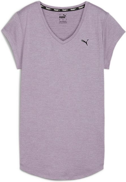 PUMA Kurzarmshirt TRAIN FAV HEATHER CAT TEE Small Cat PALE PLUM HEATHER günstig online kaufen