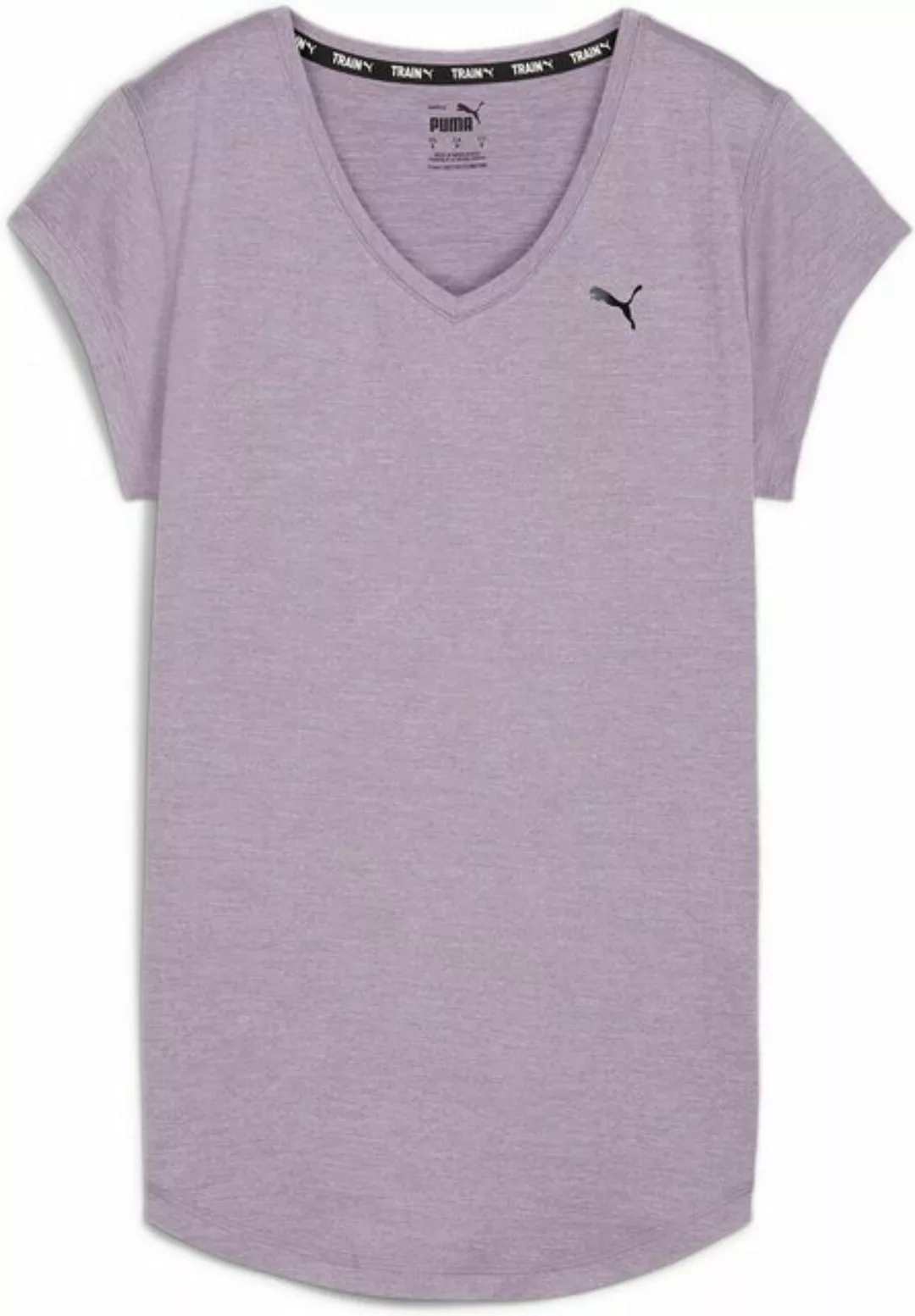 PUMA Kurzarmshirt TRAIN FAV HEATHER CAT TEE Small Cat PALE PLUM HEATHER günstig online kaufen