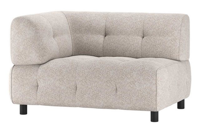 WOOOD Sofa Louis aus grobmaschigen Stoff Links günstig online kaufen