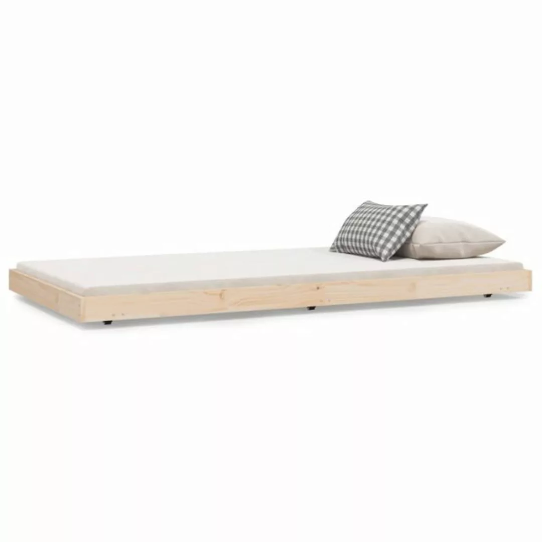 furnicato Bettgestell Massivholzbett ohne Matratze 90x200 Kiefernholz (1-tl günstig online kaufen