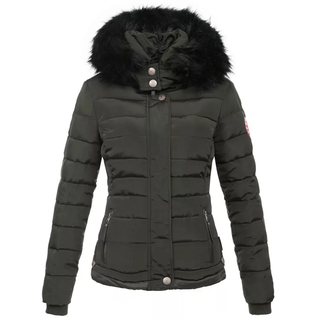 Navahoo Steppjacke Chloe hochwertige Winterjacke mit abnehmbarer Kapuze günstig online kaufen