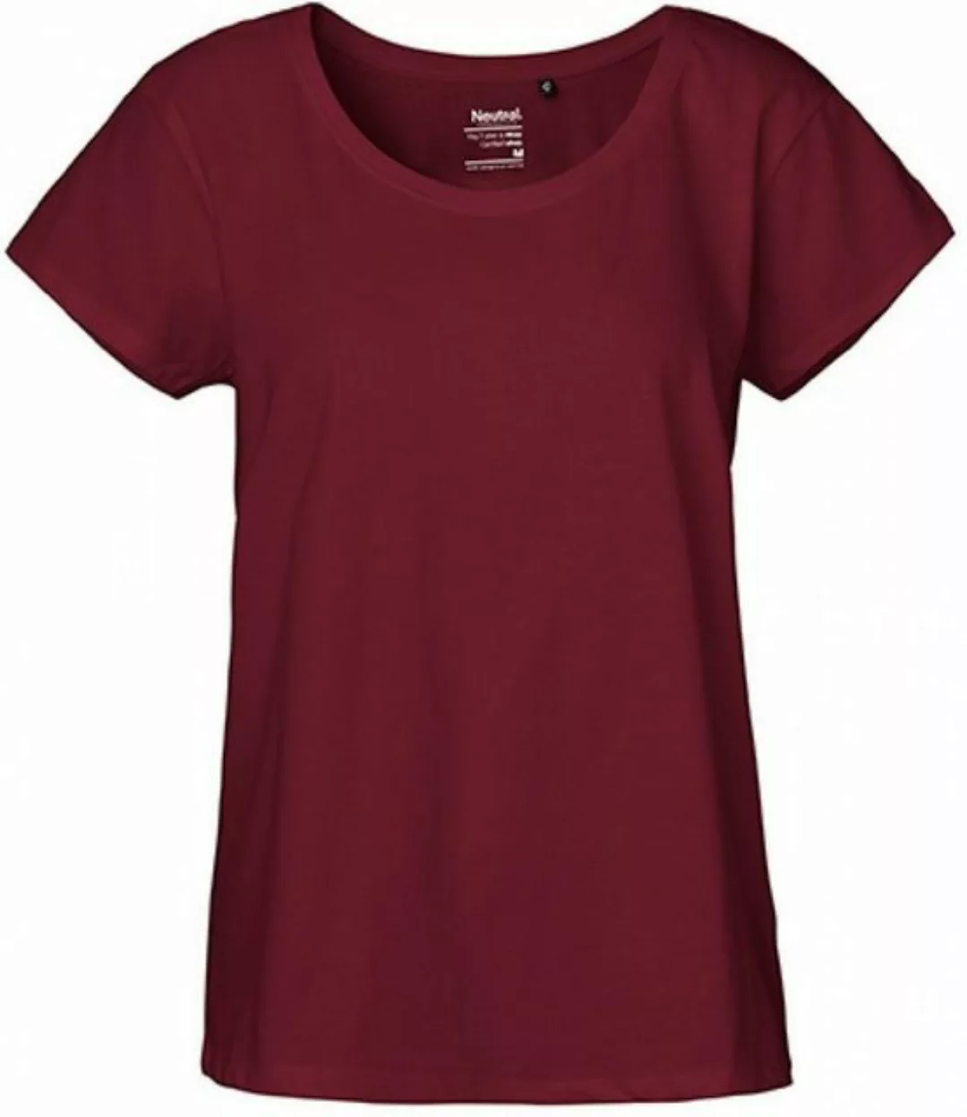 Neutral Rundhalsshirt Damen Loose Fit T-Shirt / Single Jersey Strick günstig online kaufen