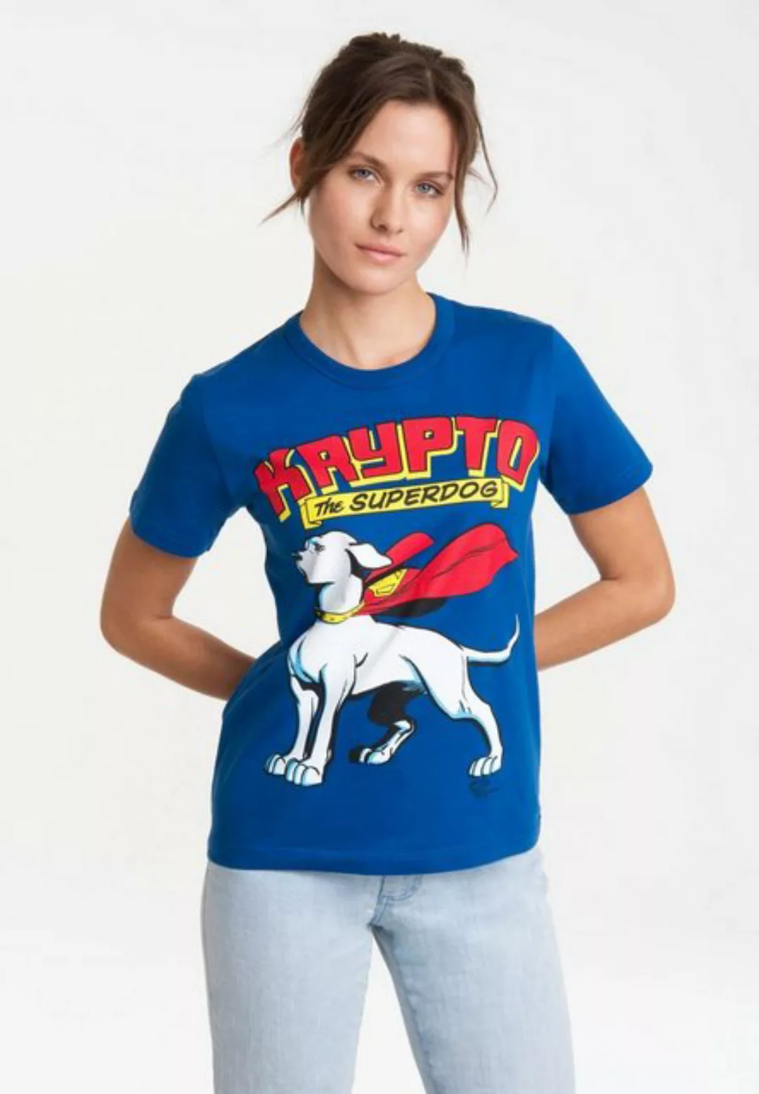 LOGOSHIRT T-Shirt "DC Comics – Krypto the Superdog", mit lizenziertem Print günstig online kaufen