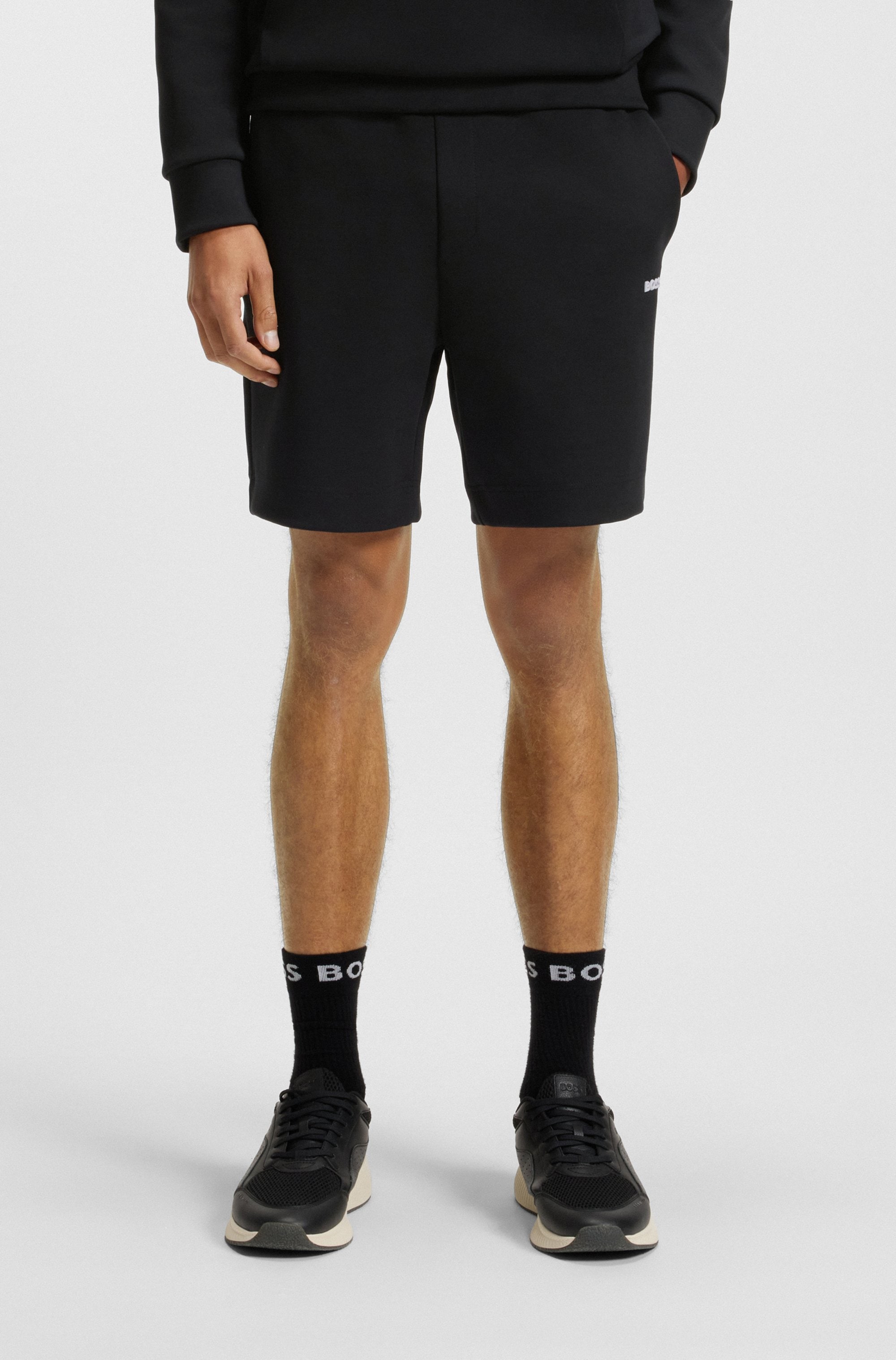 BOSS GREEN Sweatshorts "Shorts Zone", mit Streifendetails günstig online kaufen