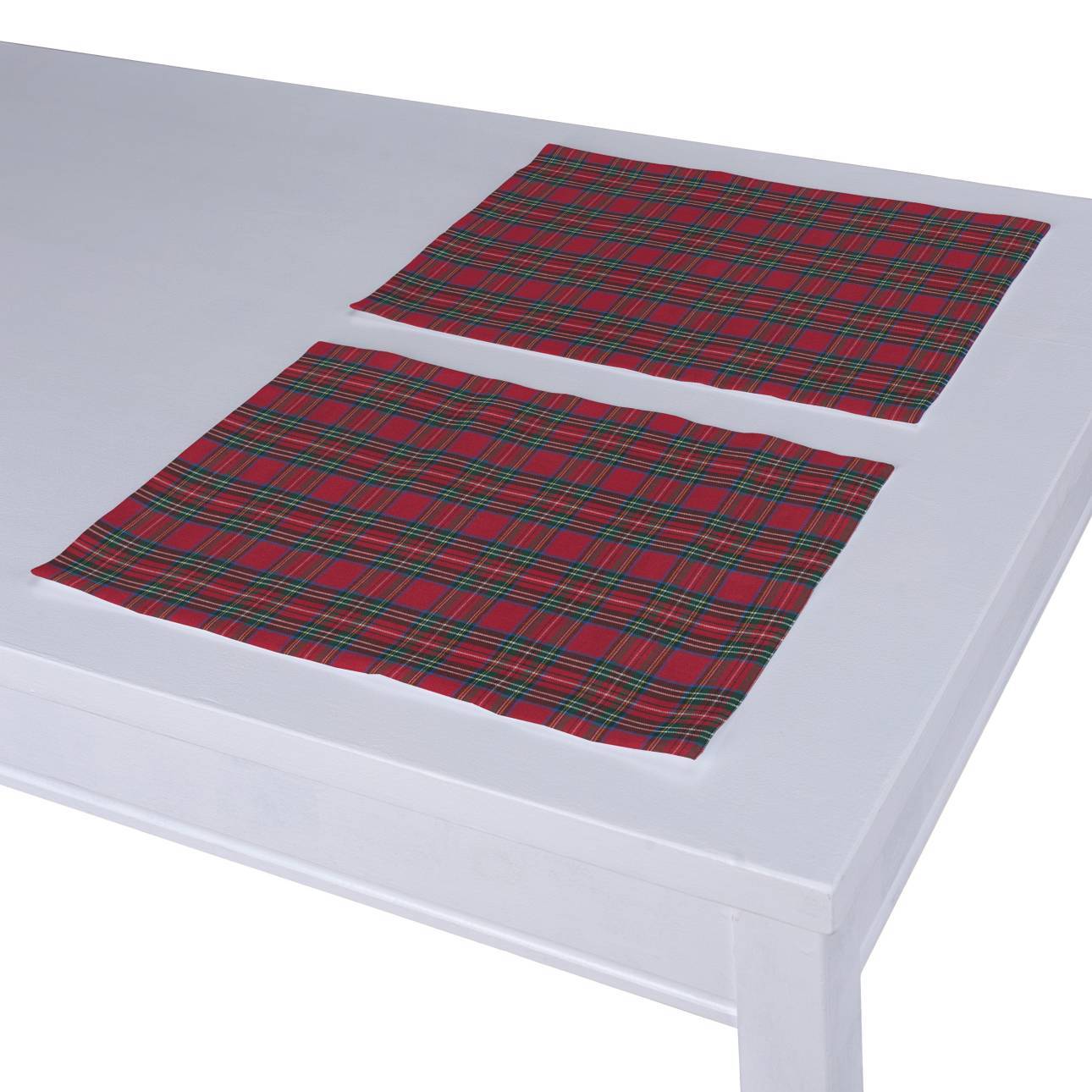 Tischset 2 Stck., rot-grün, 30 x 40 cm, Quadro (126-29) günstig online kaufen