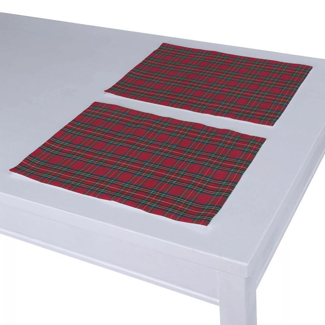 Tischset 2 Stck., rot-grün, 30 x 40 cm, Quadro (126-29) günstig online kaufen