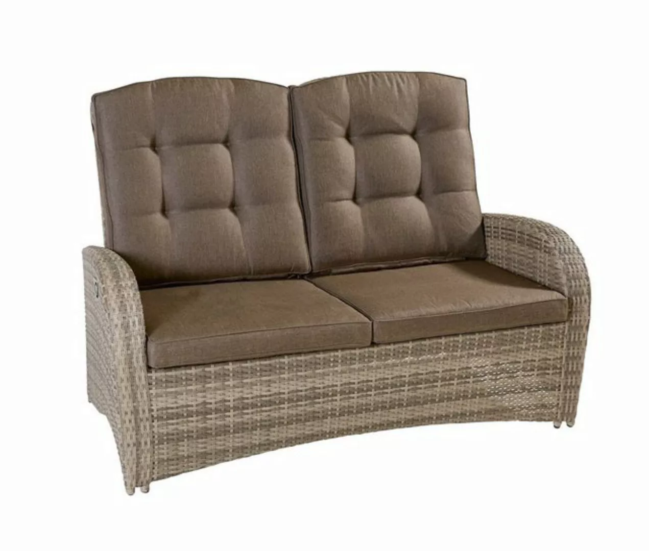 LC Garden Loungesofa LC Garden »Turin« Living 2er Sofa Zweisitzer natur günstig online kaufen