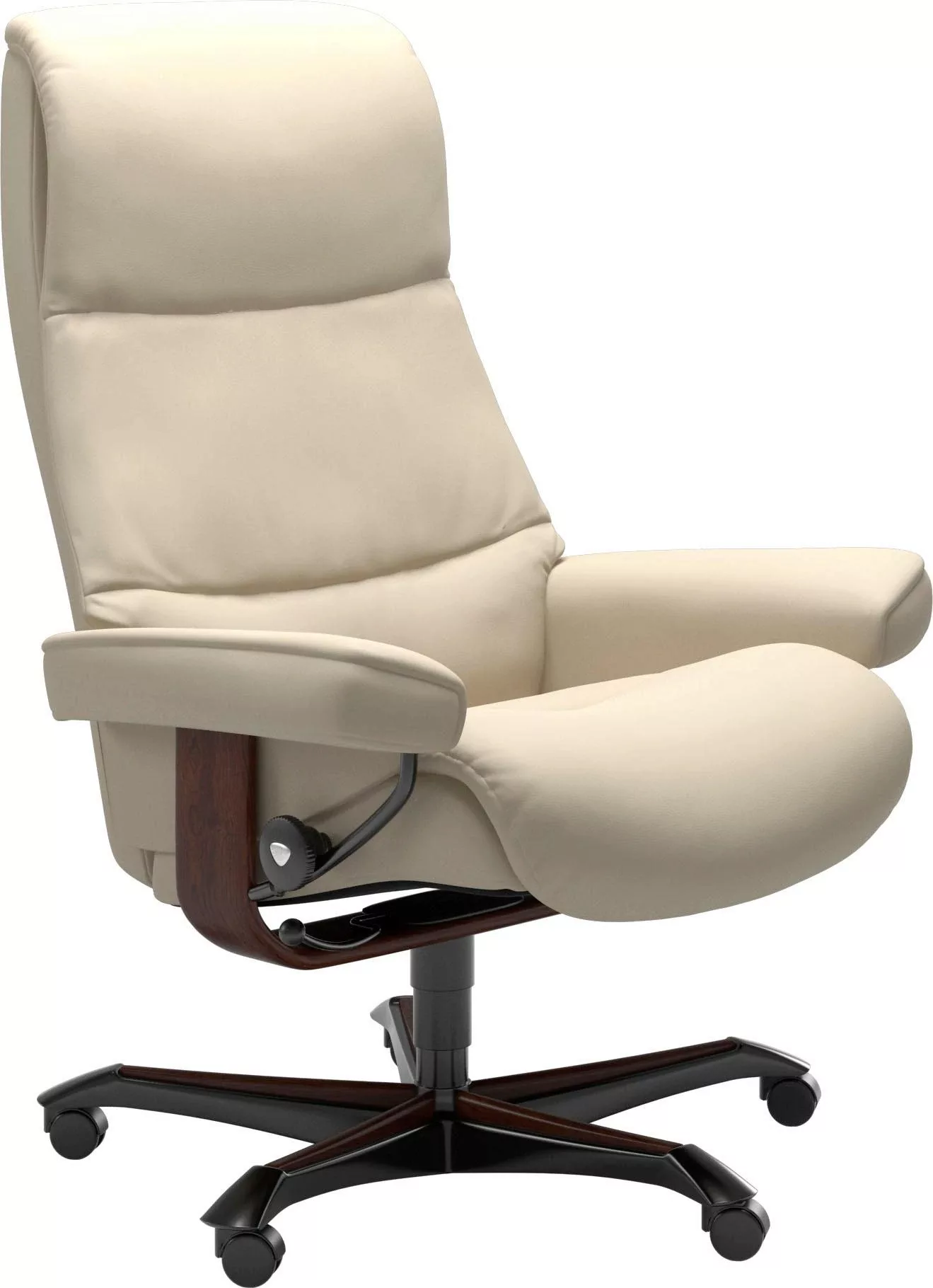 Stressless Relaxsessel "View", mit Home Office Base, Größe M,Gestell Braun günstig online kaufen