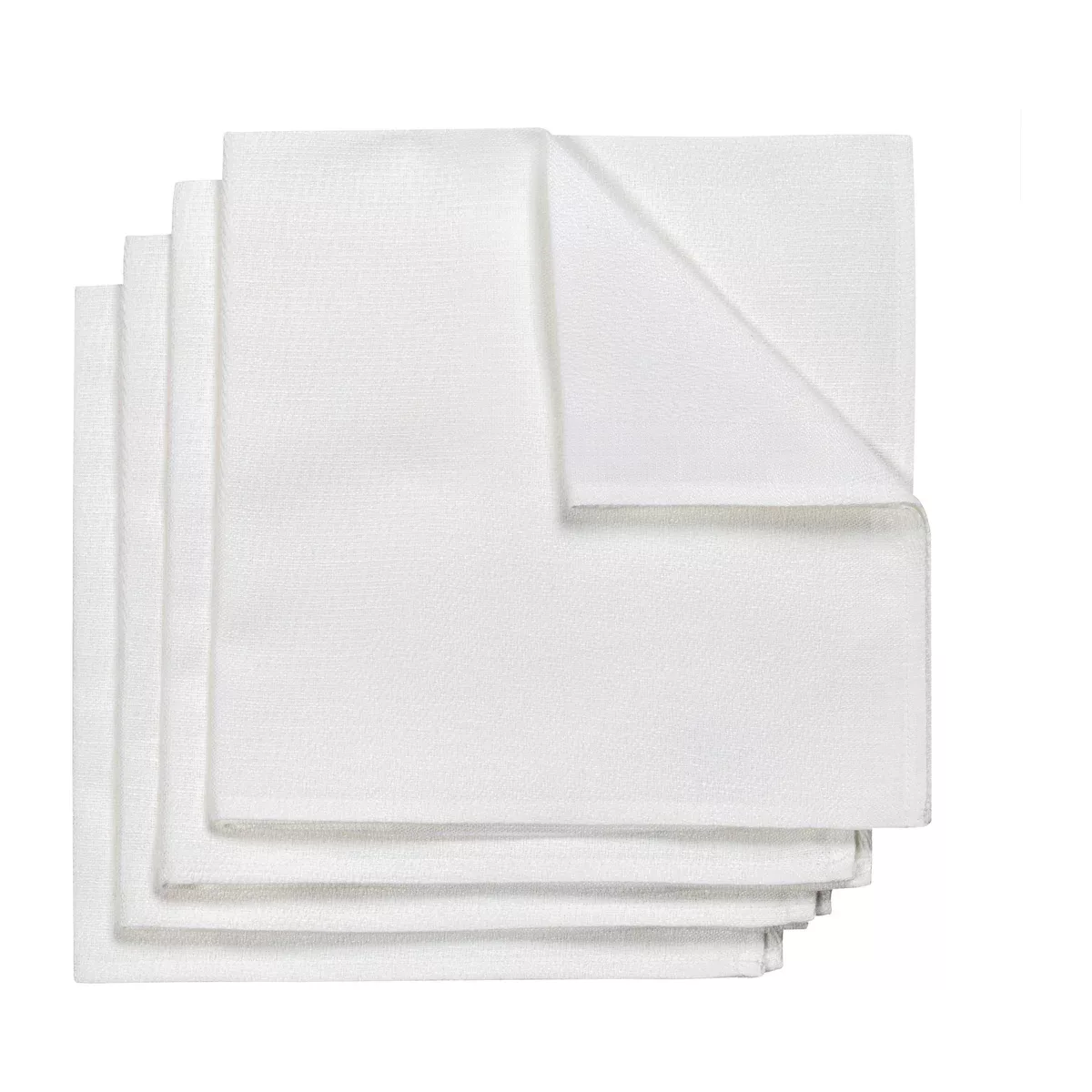 Metric serviette 47 x 47cm 4er Pack weiß günstig online kaufen