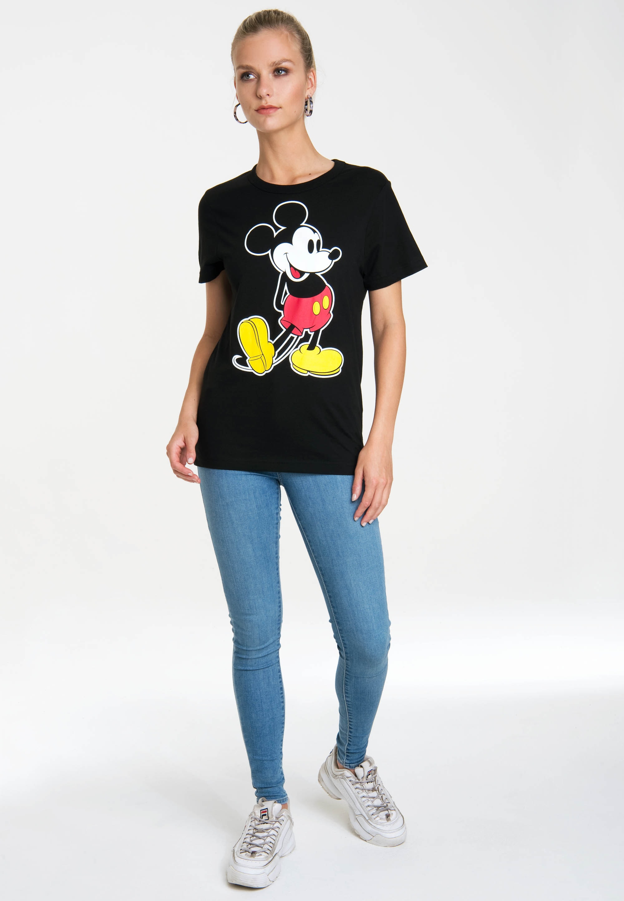 LOGOSHIRT T-Shirt "Mickey Mouse – Classic", mit lizenziertem Originaldesign günstig online kaufen