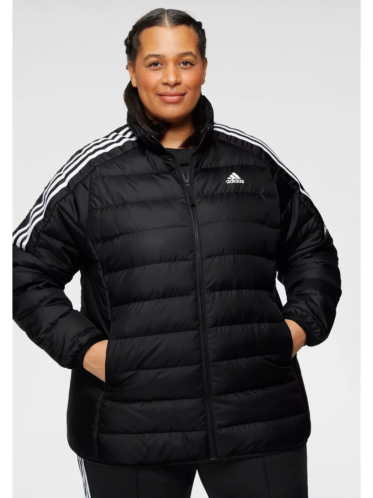 adidas Sportswear Steppjacke "Große Größen", ohne Kapuze, Wasserabweisendes günstig online kaufen