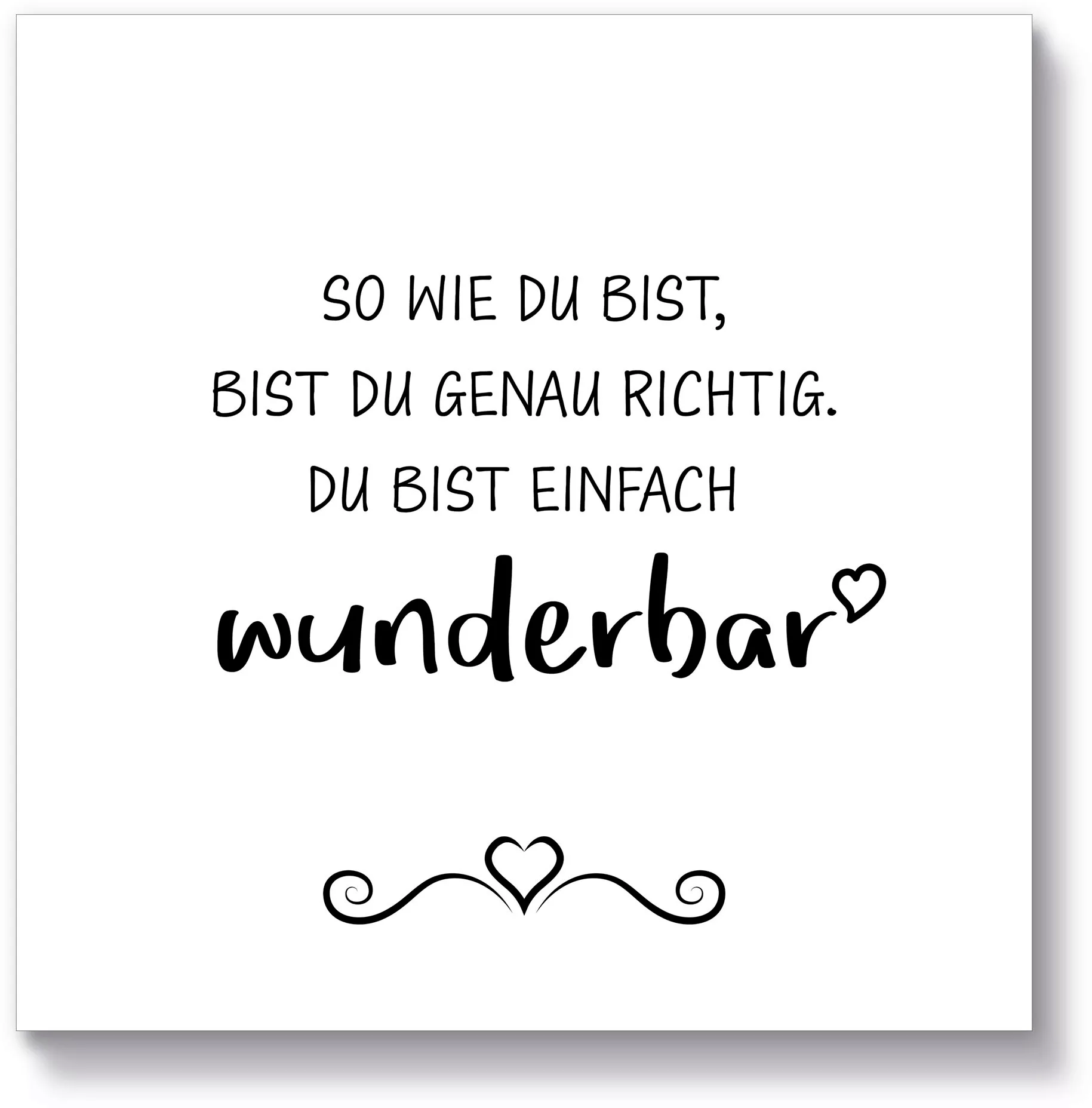 Artland Holzbild "Wunderbar", Sprüche & Texte, (1 St.) günstig online kaufen