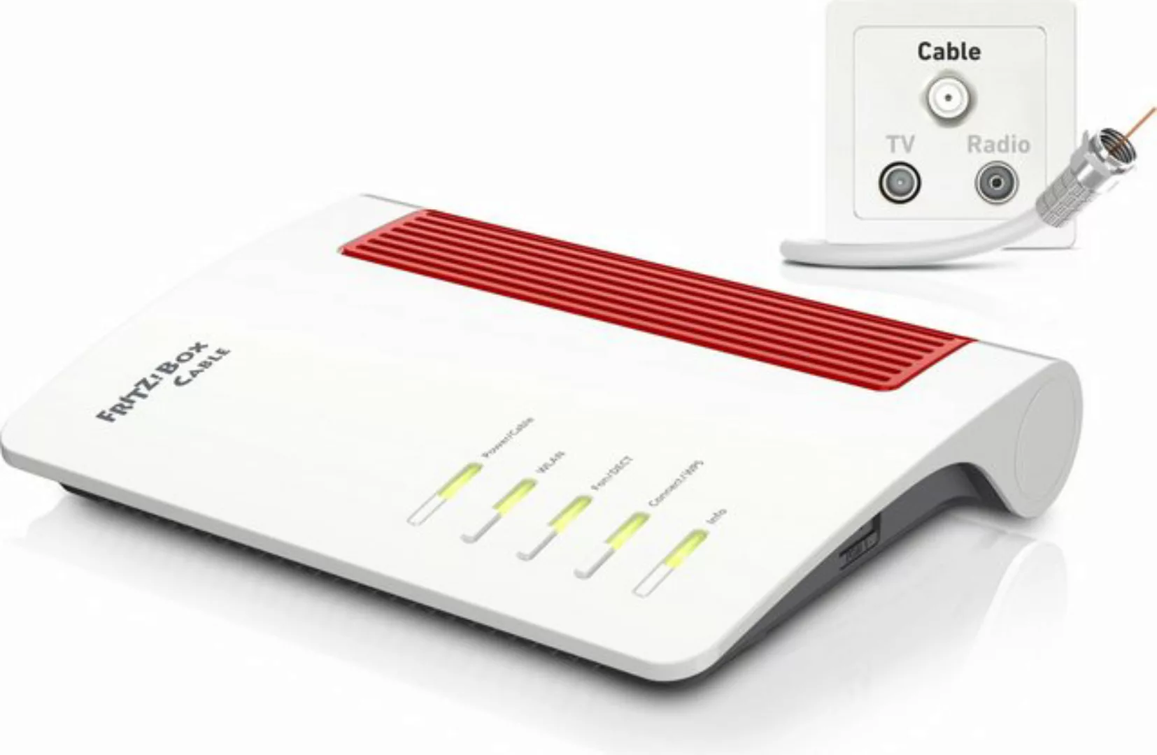 AVM Modem FRITZ!Box 6660 Cable WLAN-Router Kabelmodem für Kabelanschluss, W günstig online kaufen