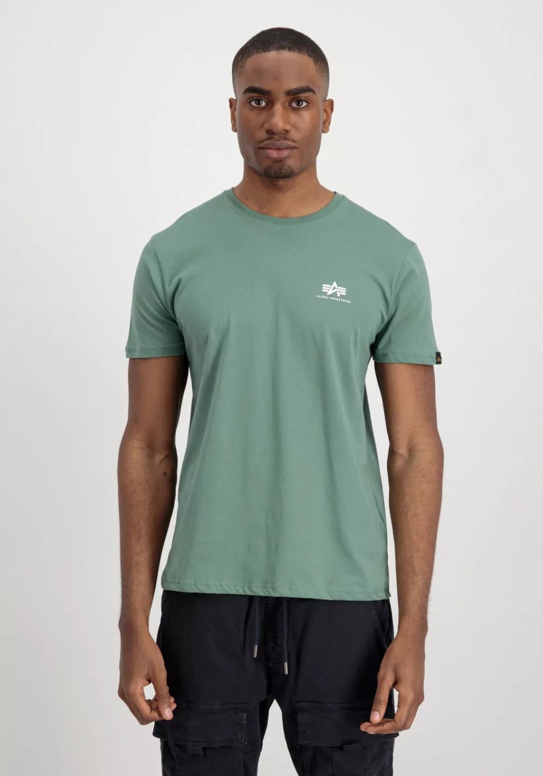 Alpha Industries T-Shirt Alpha Industries Men - T-Shirts Basic T Small Logo günstig online kaufen