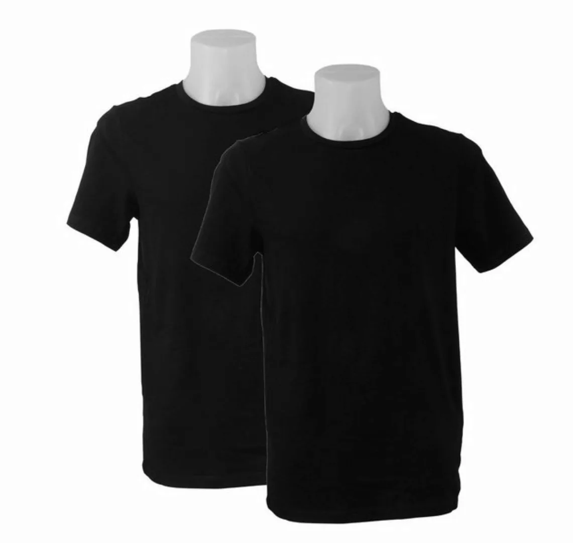 PRODUKT T-Shirt Herren Basic 2er Pack BIO Baumwolle Kurzarm Shirt Rundhals günstig online kaufen