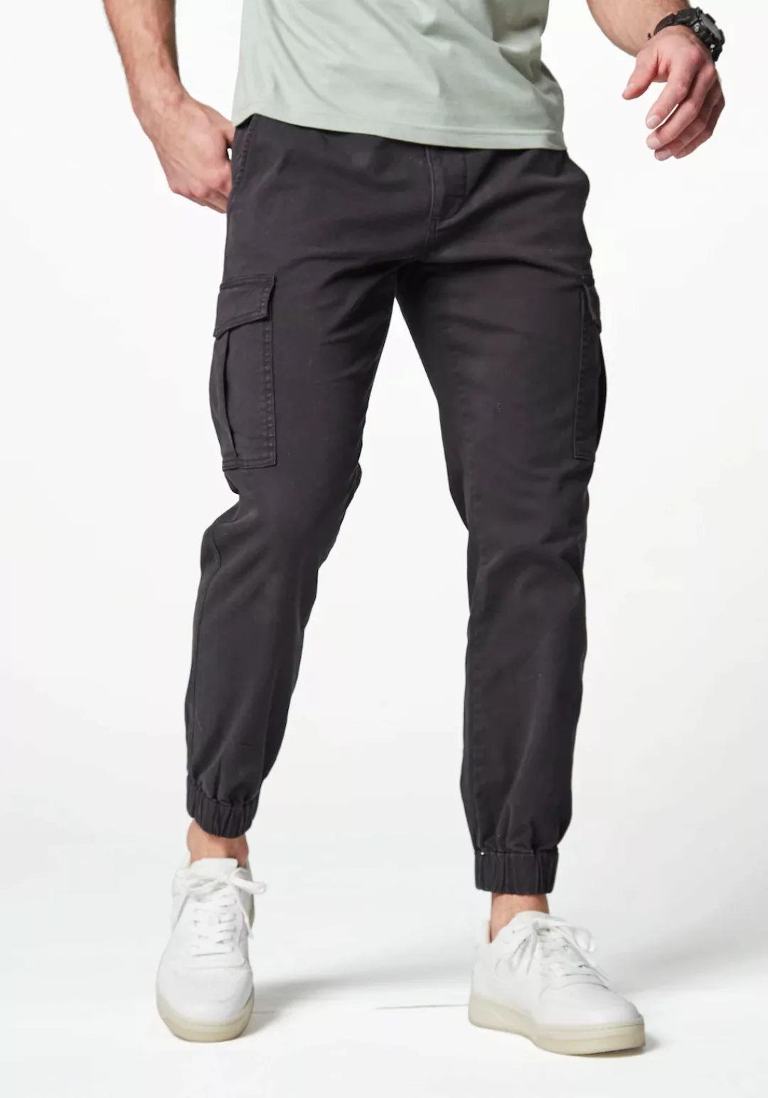 AUTHENTIC LE JOGGER Cargohose, mit normaler Bundhöhe aus elastischer Baumwo günstig online kaufen