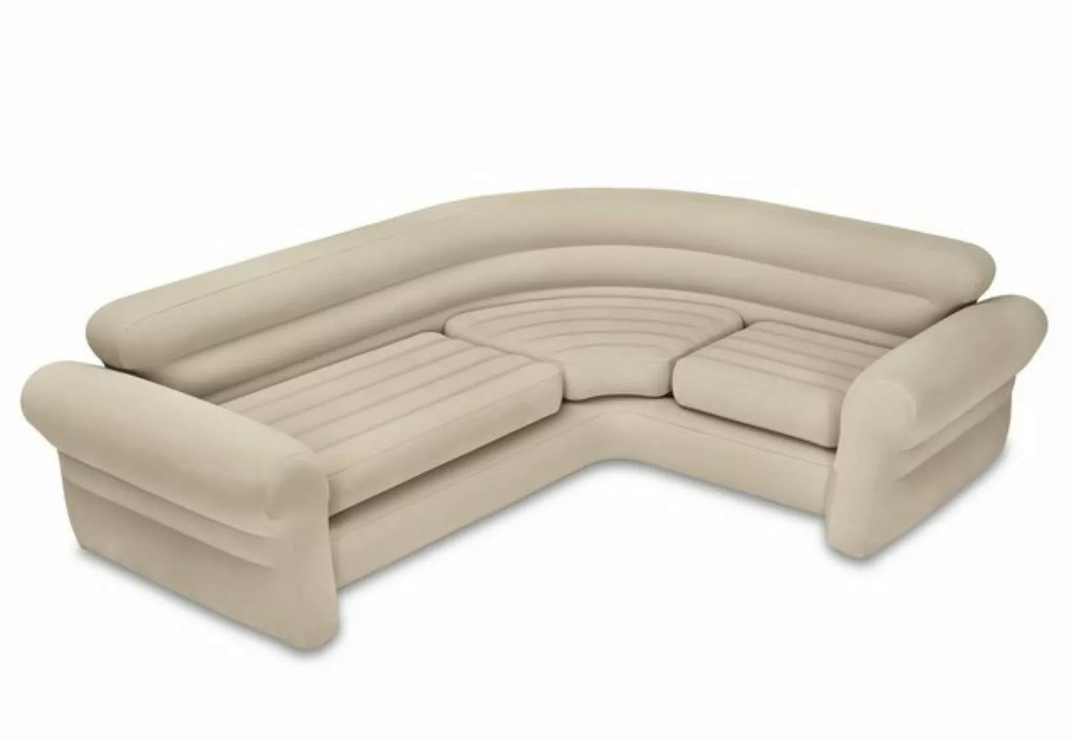 Intex Luftsofa Intex 68575 Aufblasbares Sofa Ecksofa Couch 257x203x76cm, 2- günstig online kaufen