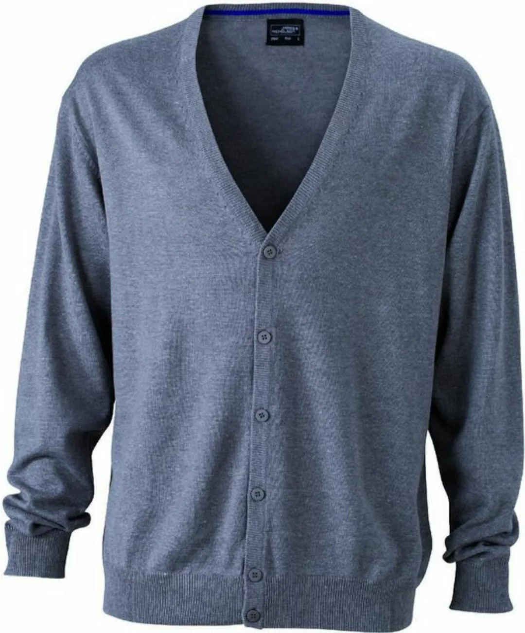 James & Nicholson Cardigan JN 661 Herren V-Neck Cardigan Leichte Strickqual günstig online kaufen