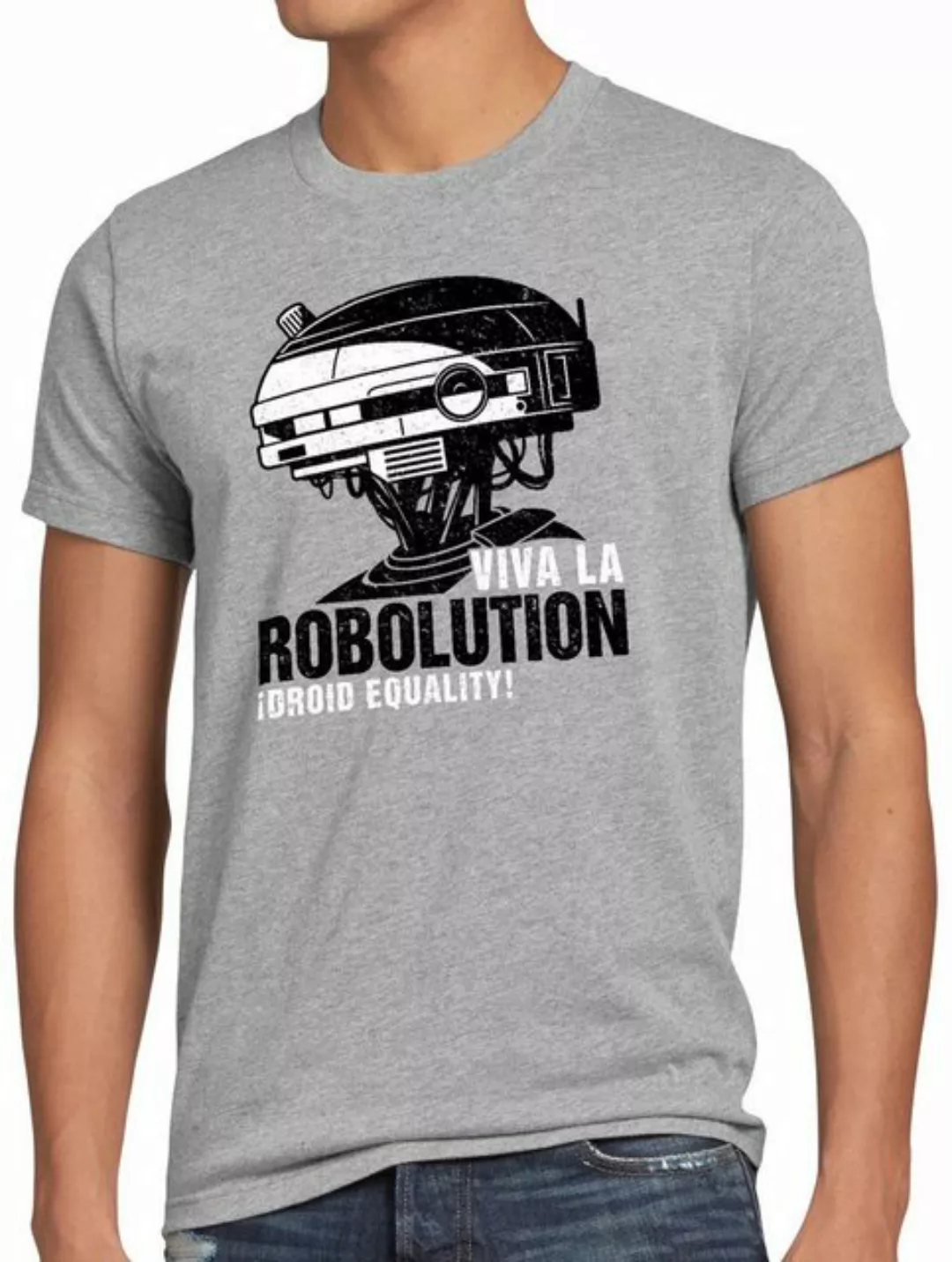 style3 Print-Shirt Herren T-Shirt Droid Equality solo guevara revolution günstig online kaufen