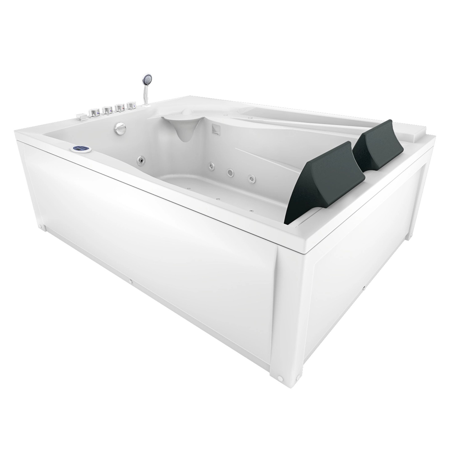 AcquaVapore Whirlpool Pool Badewanne Wanne W12HZ-A 135x180 Farblicht Ring-Z günstig online kaufen