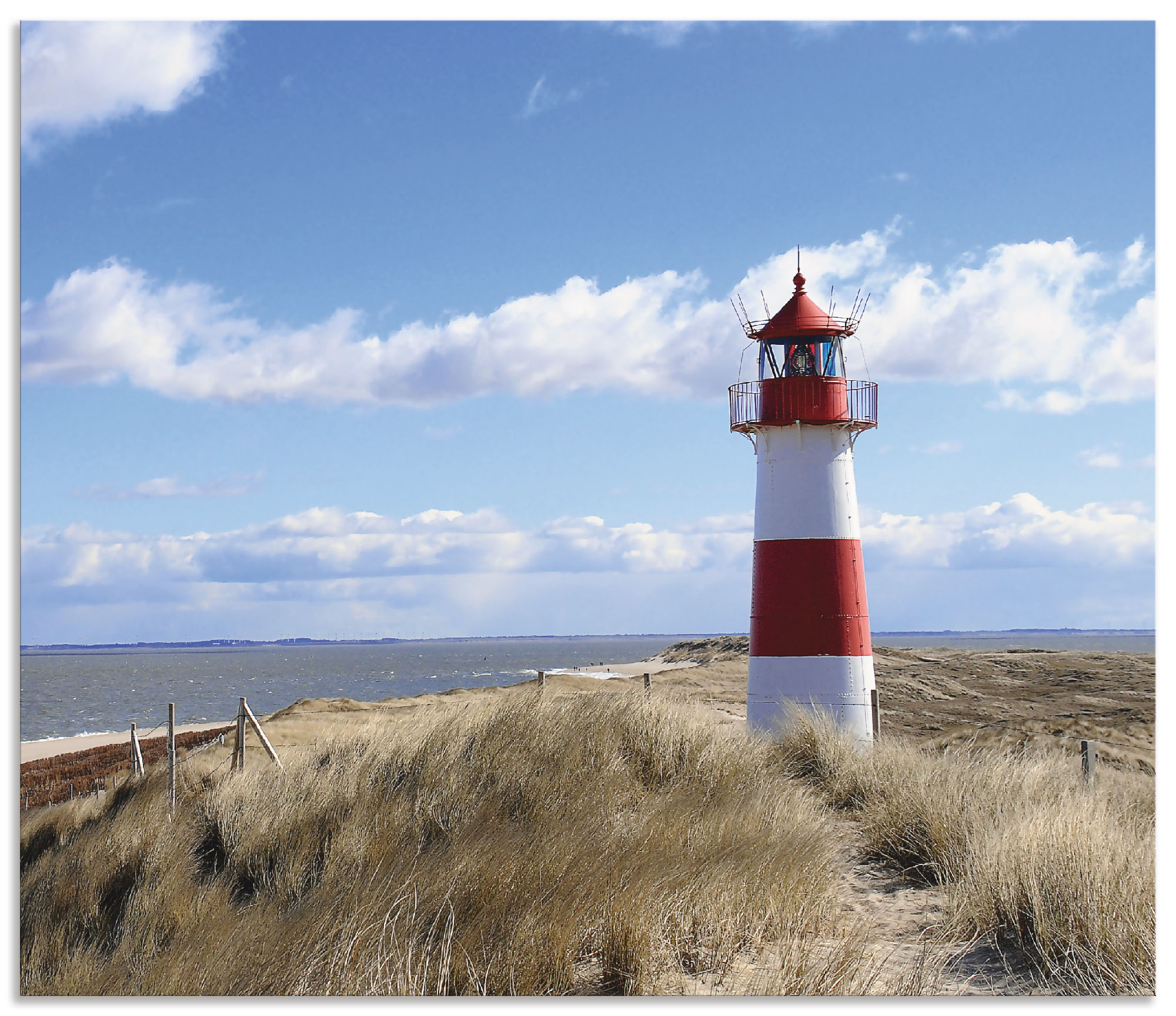 Artland Küchenrückwand "Leuchtturm Sylt", (1 tlg.), Alu Spritzschutz mit Kl günstig online kaufen