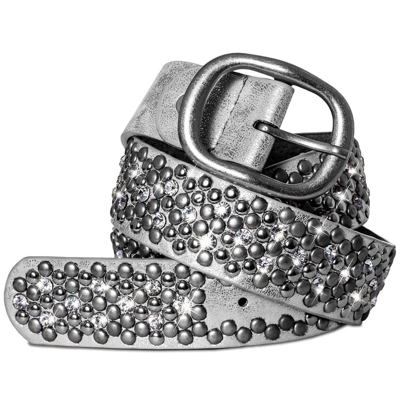 Caspar Nietengürtel GU263 Damen Vintage Gürtel günstig online kaufen