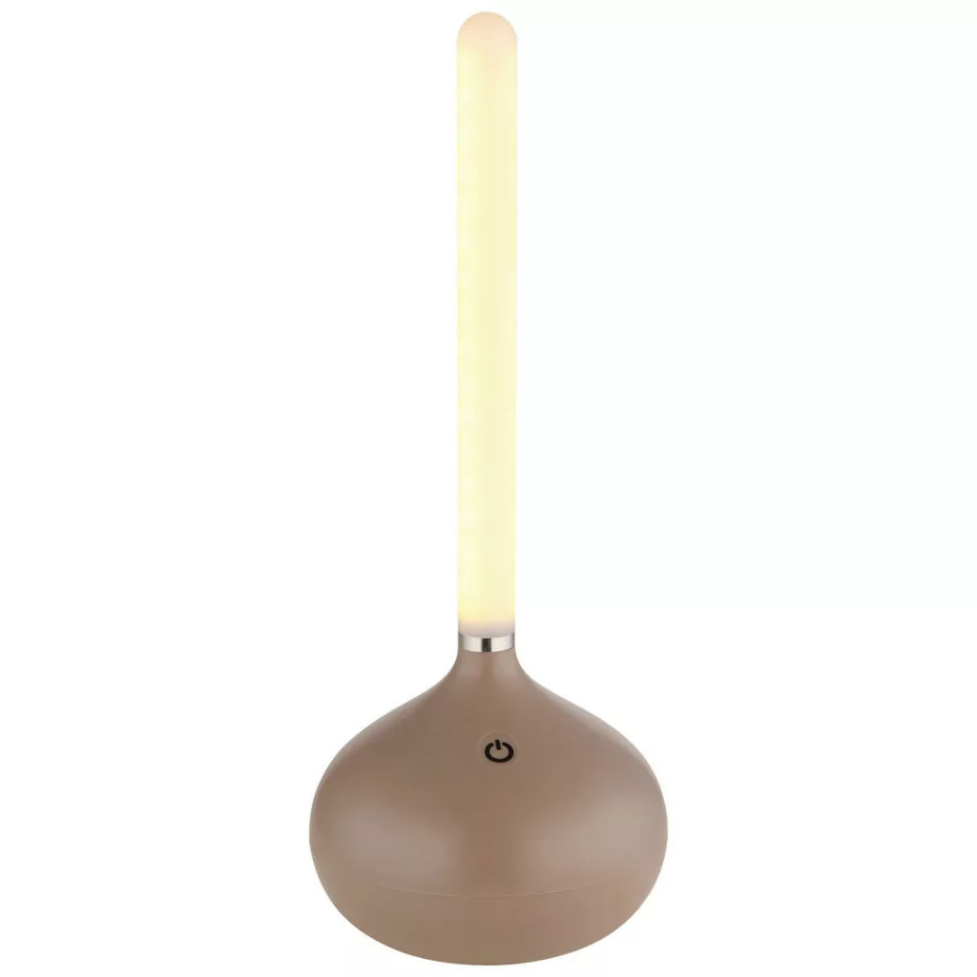 GLOBO LED-Tischleuchte TURNER 28067CH Opal champagner Kunststoff H/D: ca. 2 günstig online kaufen