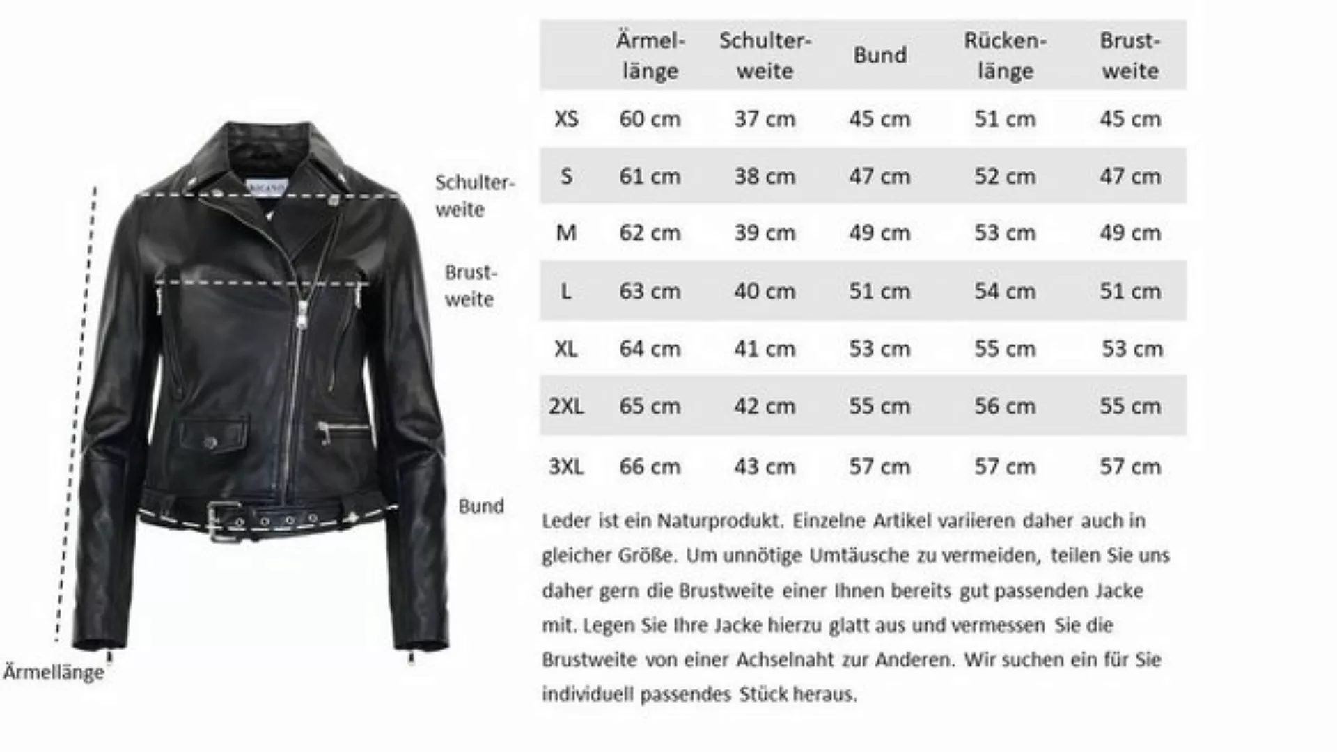 RICANO Lederjacke Venla Hochwertiges Lammleder günstig online kaufen