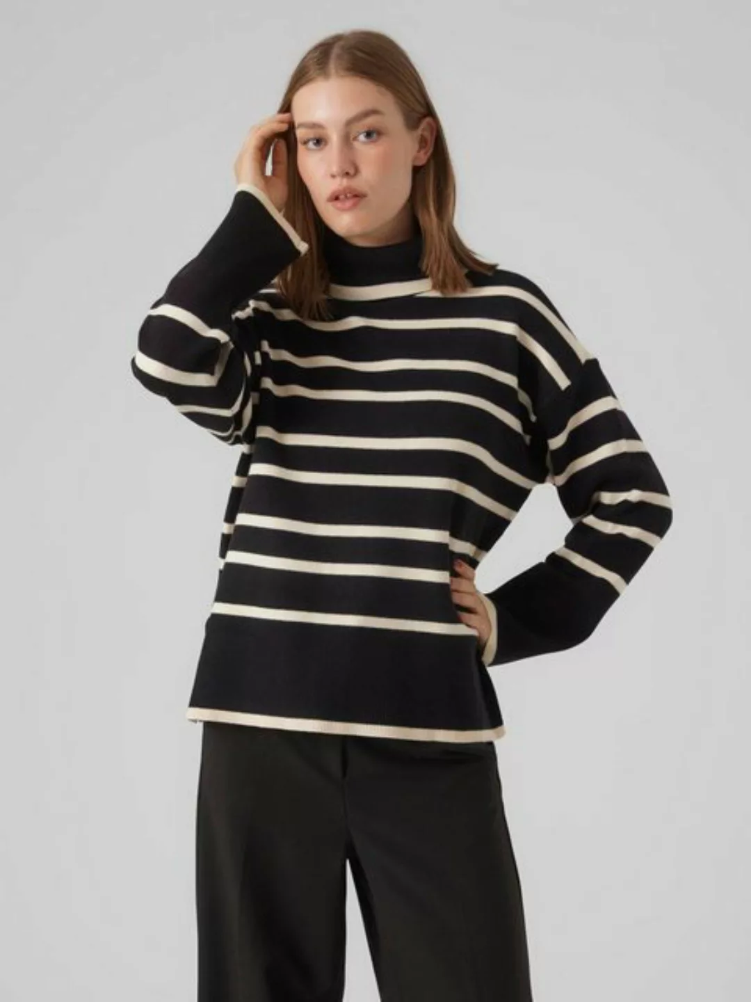 Vero Moda Rollkragenpullover VMSaba (1-tlg) Plain/ohne Details günstig online kaufen