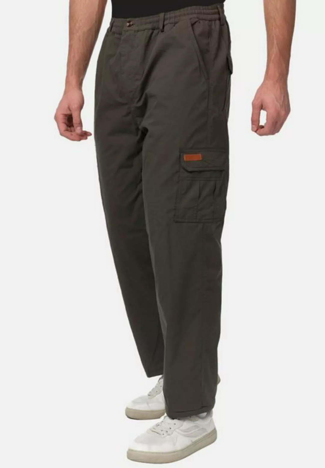 YSROMA Cargohose Gefütterte Stretch Cargo Hose Straight Leg mit Tunnelzug 5 günstig online kaufen