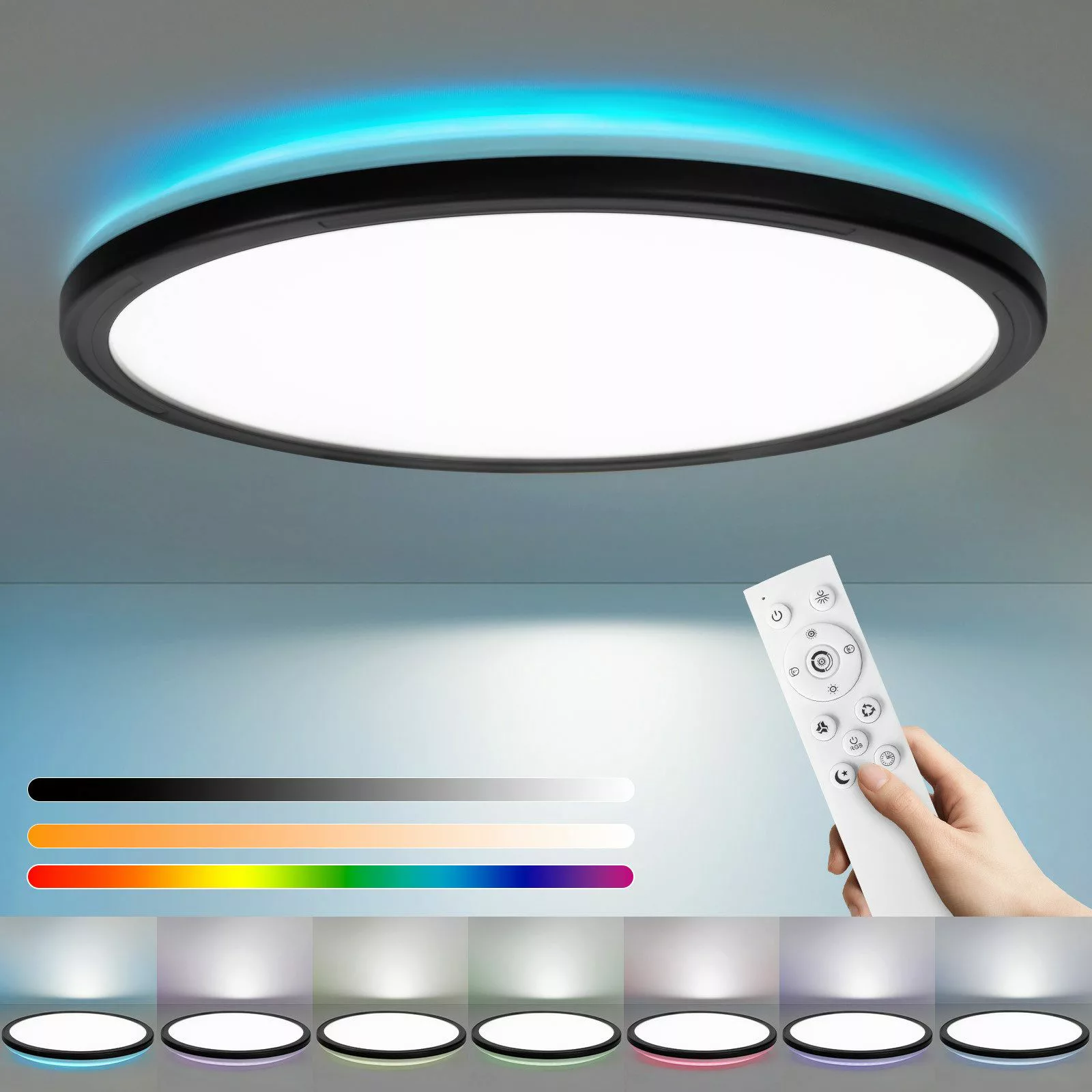 ZMH LED Deckenleuchte mit Smart RGB günstig online kaufen