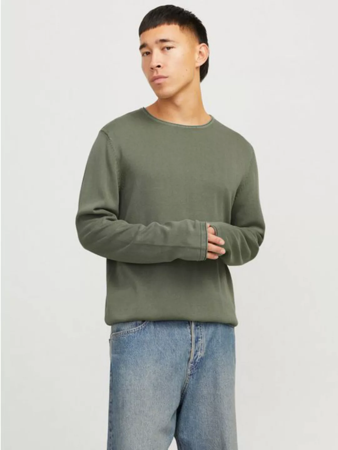 Jack & Jones Strickpullover JJELEO KNIT CREW NECK NOOS mit Rundhalsausschni günstig online kaufen