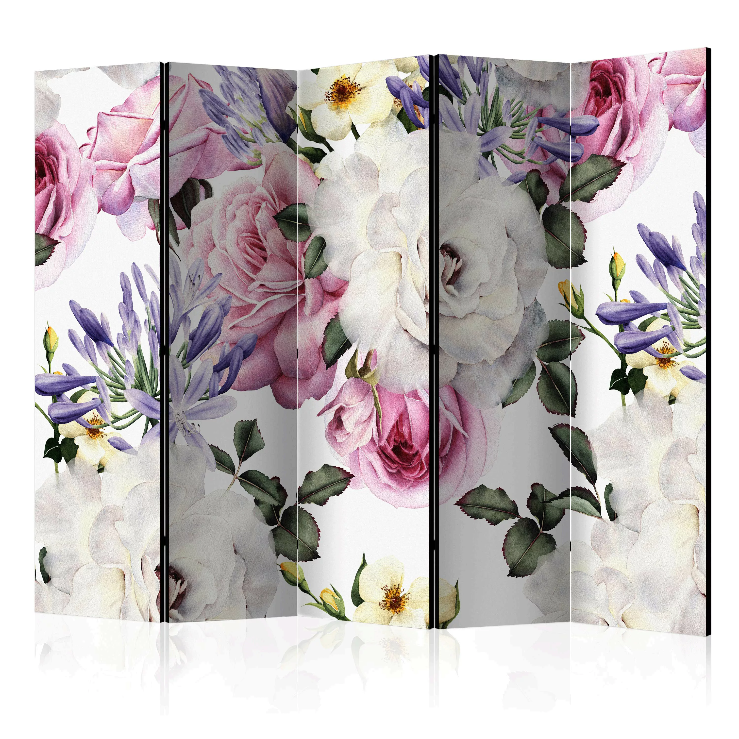 5-teiliges Paravent - Sentimental Garden Ii [room Dividers] günstig online kaufen