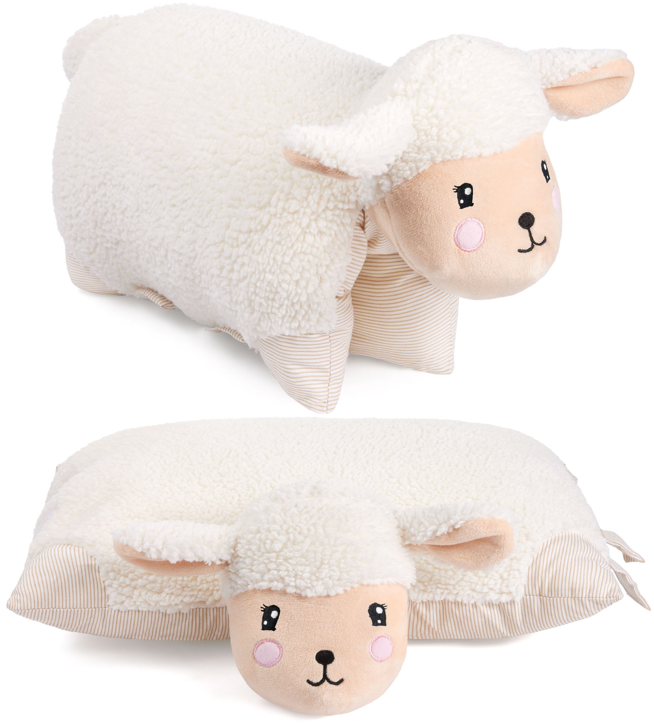 BRUBAKER Kuscheltier Kissen - Schaf - günstig online kaufen