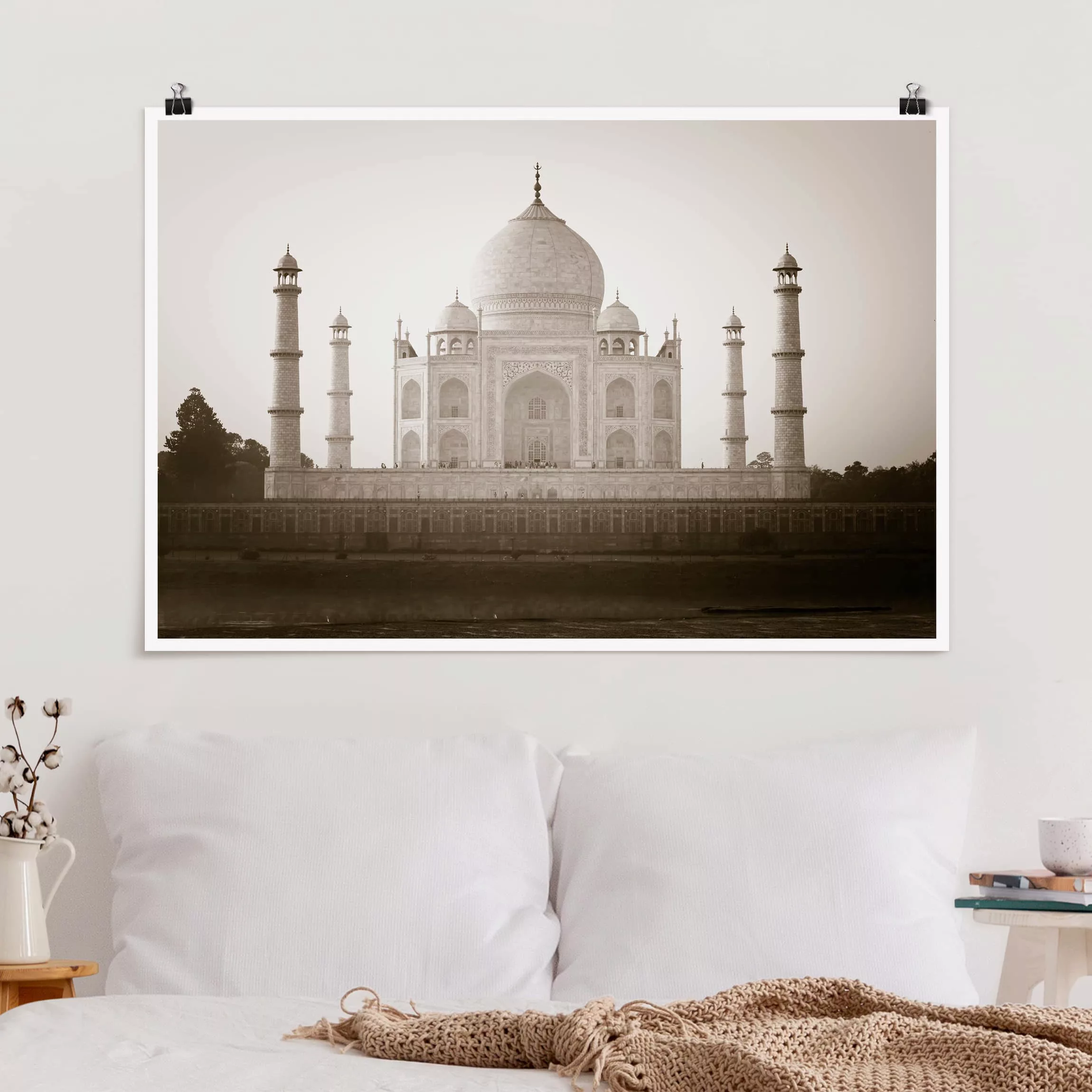 Poster Architektur & Skyline - Querformat Taj Mahal günstig online kaufen