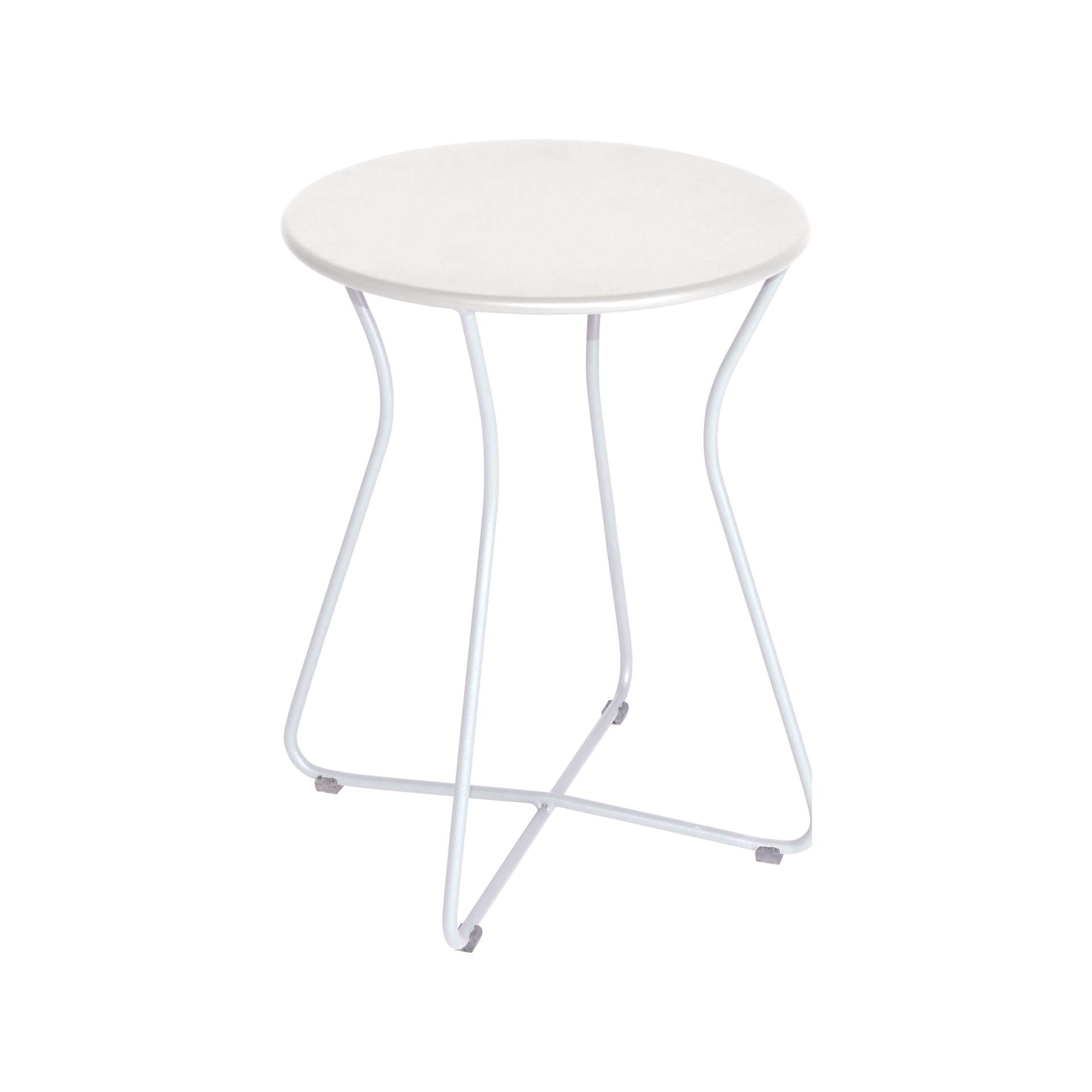 Cocotte Outdoor Hocker / Beistelltisch Baumwollweiß günstig online kaufen