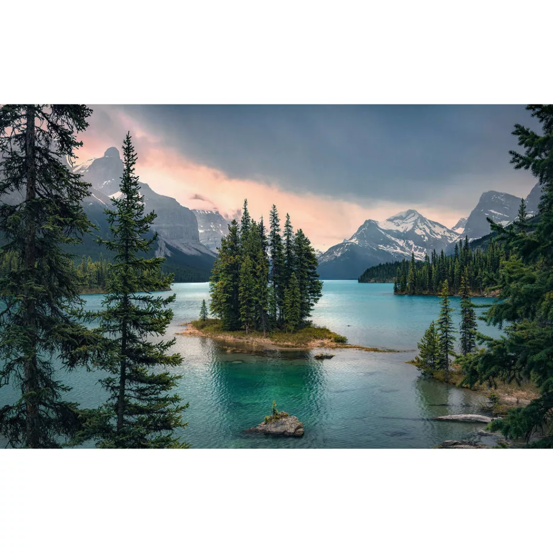 Sanders & Sanders Fototapete Landschaft Grün und Blau 450 x 280 cm 612666 günstig online kaufen